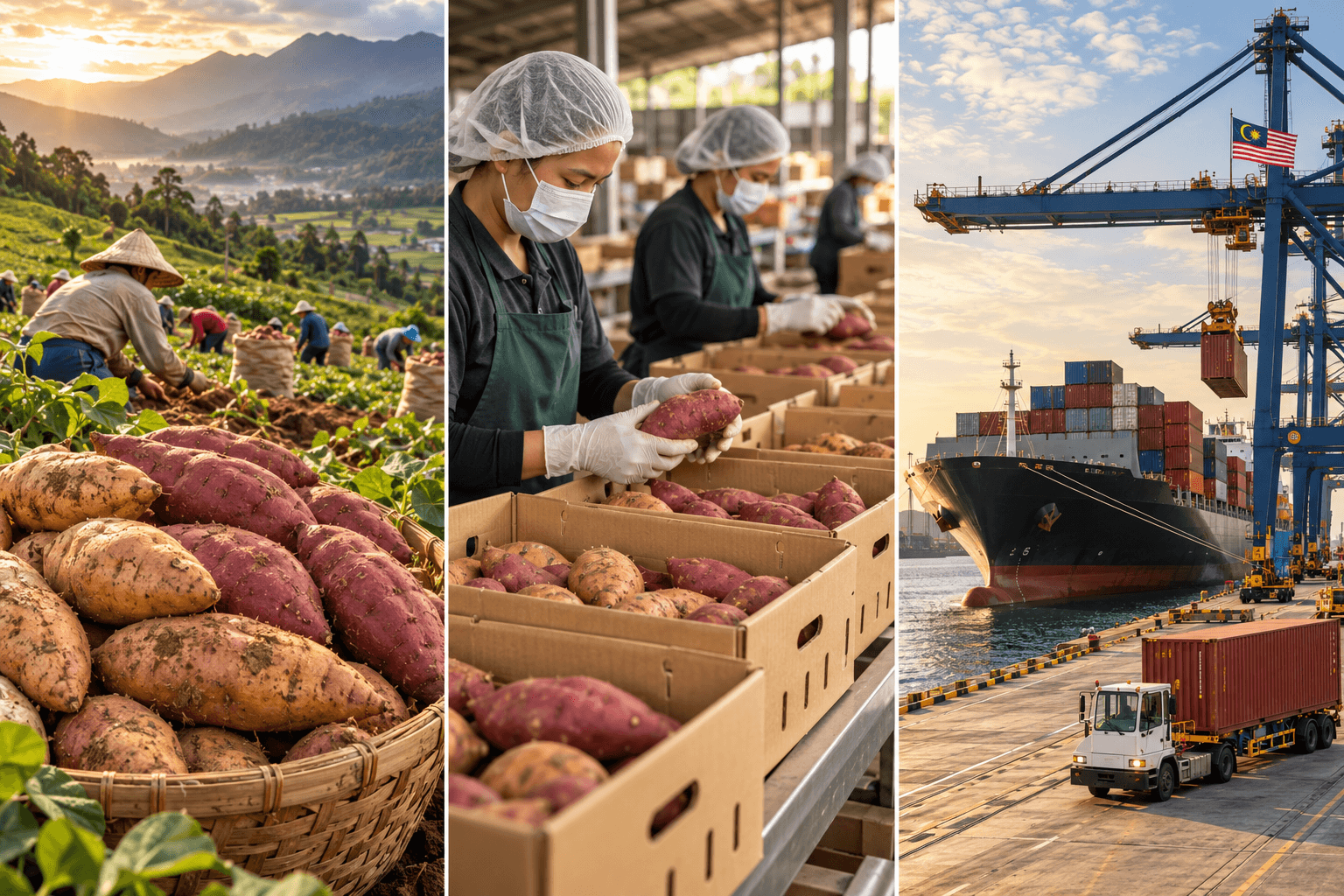 Sweet Potatoes Import Malaysia Market Report
