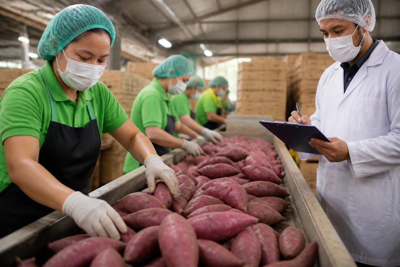 Export Quality Sweet Potatoes: Standards & Best Practices