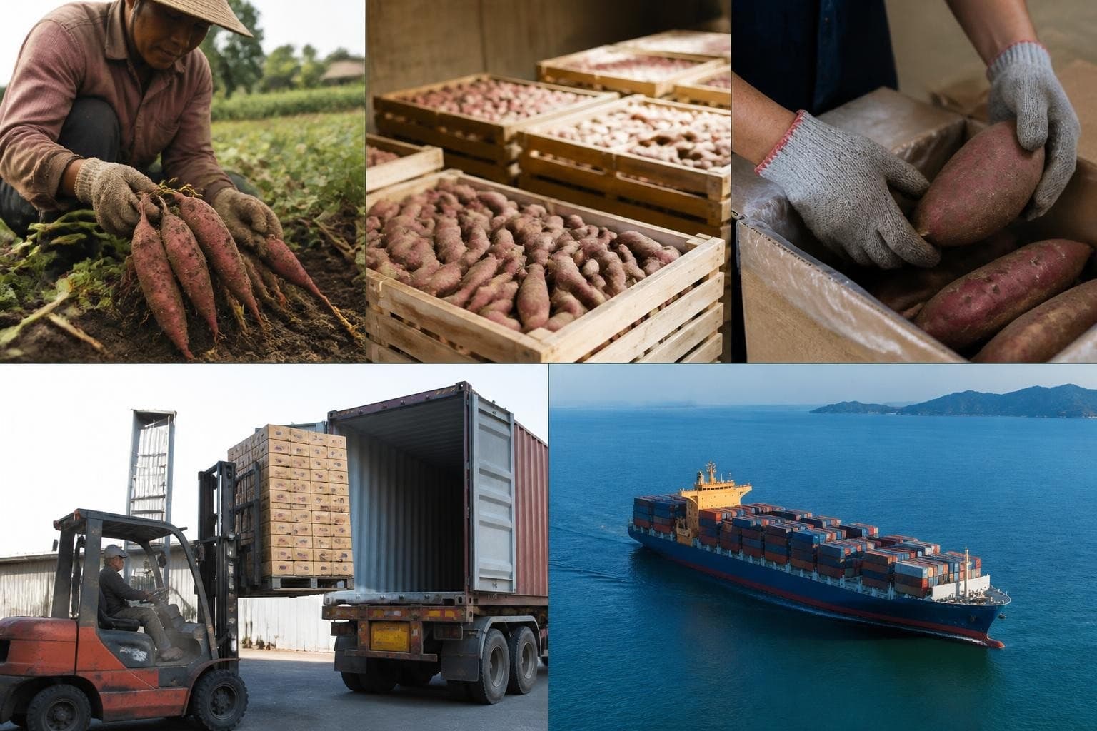 Sweet Potatoes Container Shipping Guide for Exporters