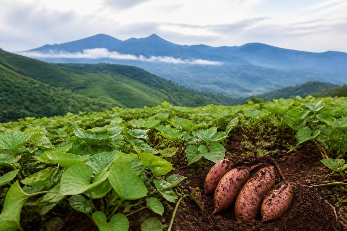 Cilembu cultivation in West Java