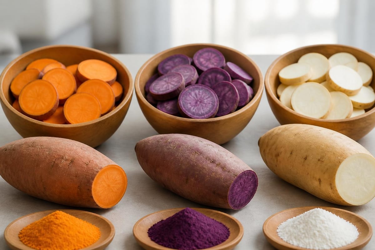 Sweet potato nutrition by color
