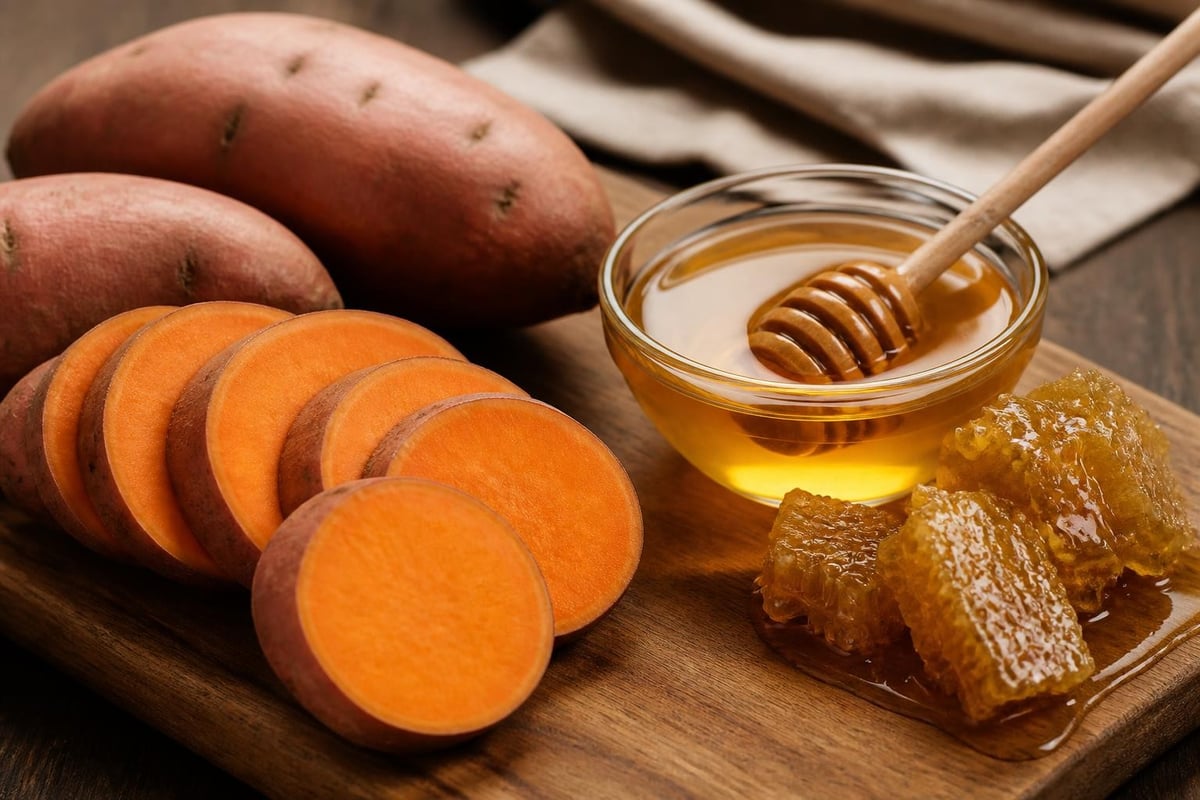 Nutritional composition of honey sweet potato