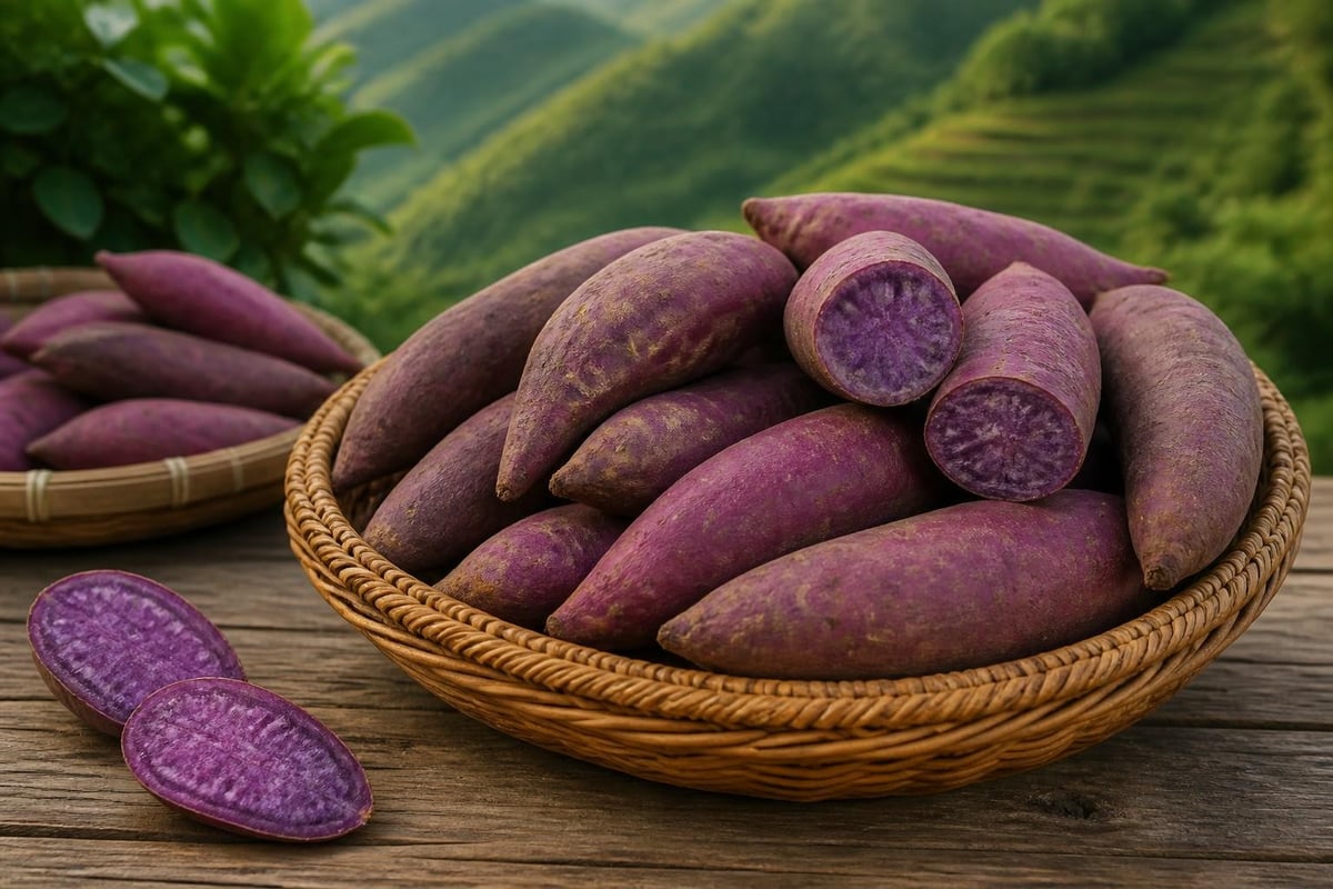Purple yam market differentiation
