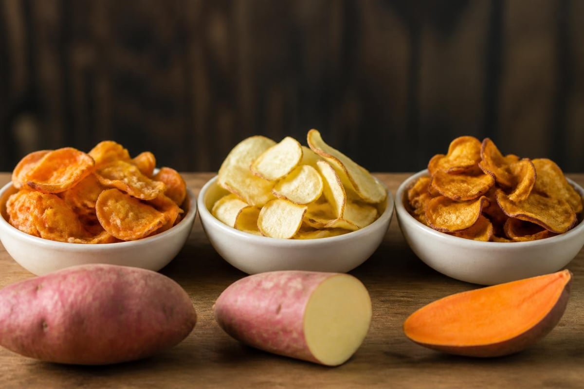Sweet potato processing methods comparison