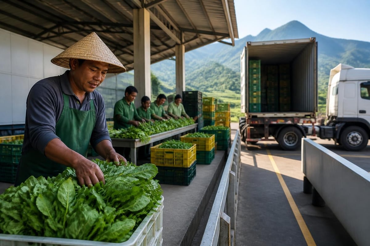 Supply chain for murasaki sweet potatoes