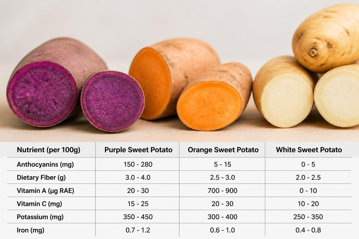 Nutritional composition breakdown