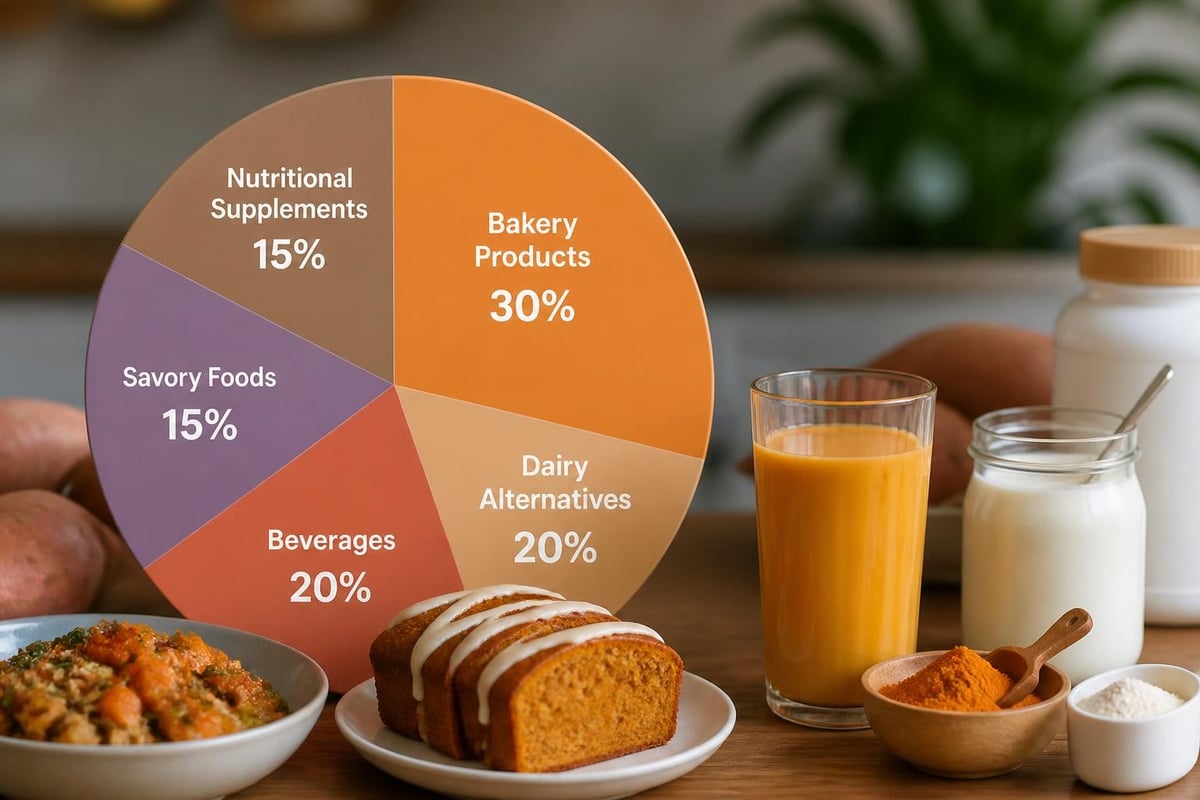 Sweet potato flavoring applications