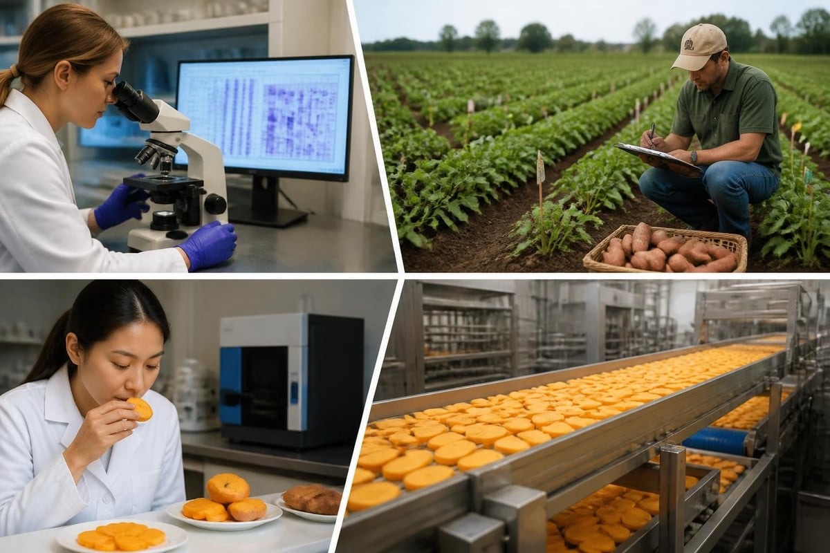 Sweet potato breeding for flavor